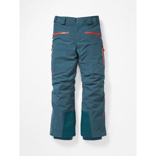 Marmot Freerider Ski Pants For Mens Blue Grey EGV462397